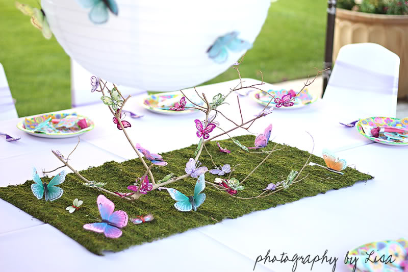 Butterfly Birthday Party Decor Ideas via lilblueboo.com