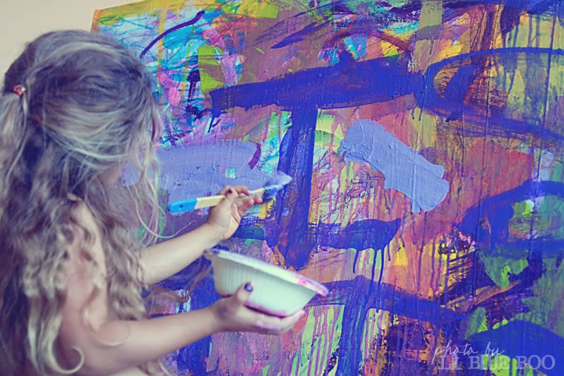 A Guide to Painting with Children - Ashley Hackshaw / Lil Blue Boo