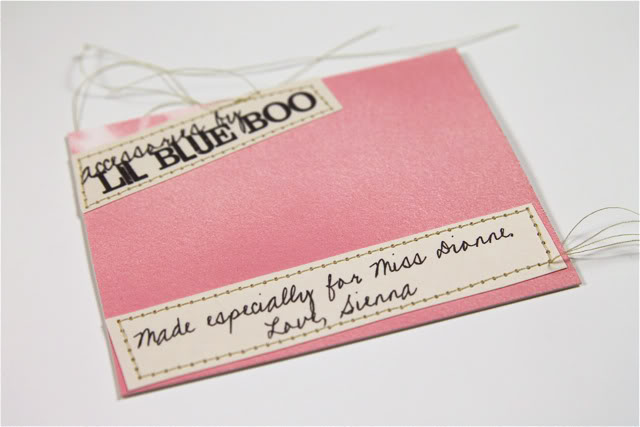 Cabochon Accessories DIY Tutorial Gift Tag via lilblueboo.com
