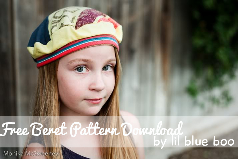 The Blue Beret Pattern Free Download via lilblueboo.com