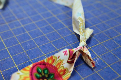 making fabric garland - diy fabric garland wedding