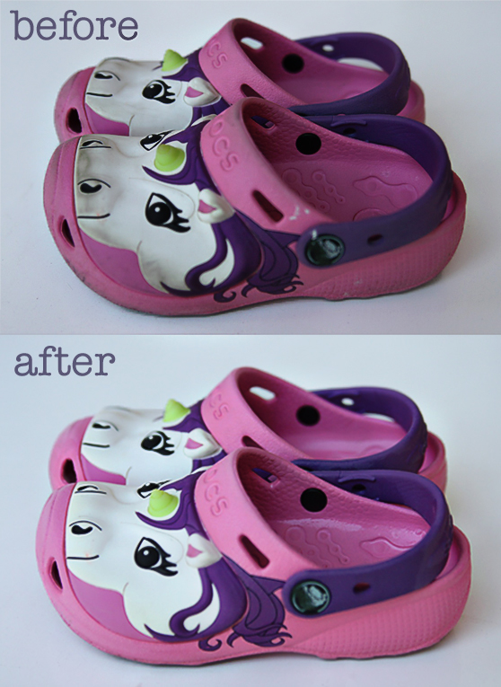 Wash crocs in dishwasher top
