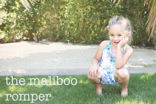 The MaliBoo Romper DIY Sewing ePattern via lilblueboo.com