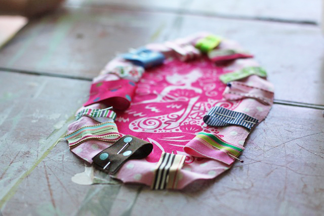 Printed Scrap Ribbon Baby or Dog Tag Toys DIY Tutorial via lilblueboo.com