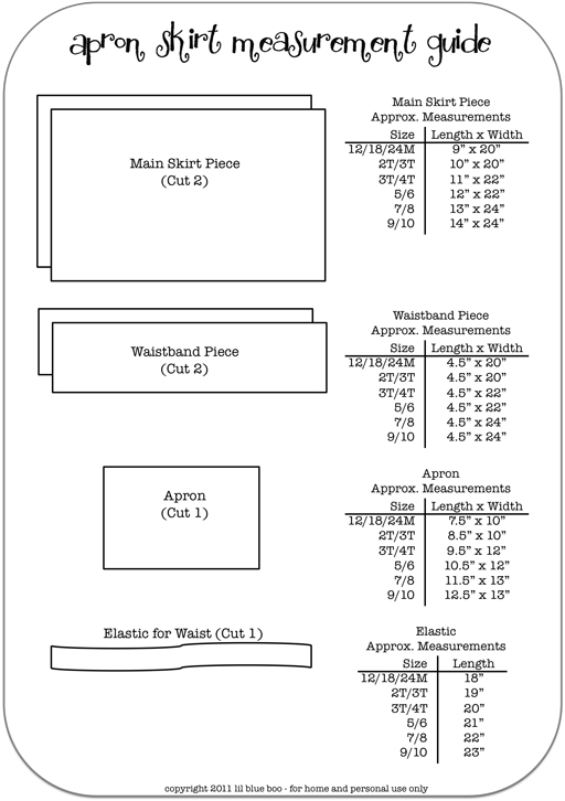 Apron skirt free pattern diy tutorial via lilblueboo.com