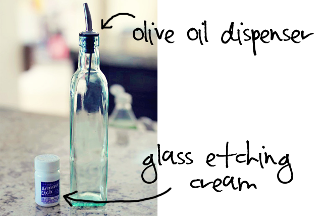 How to make an etched Dish Soap Dispenser Tutorial via lilblueboo.com