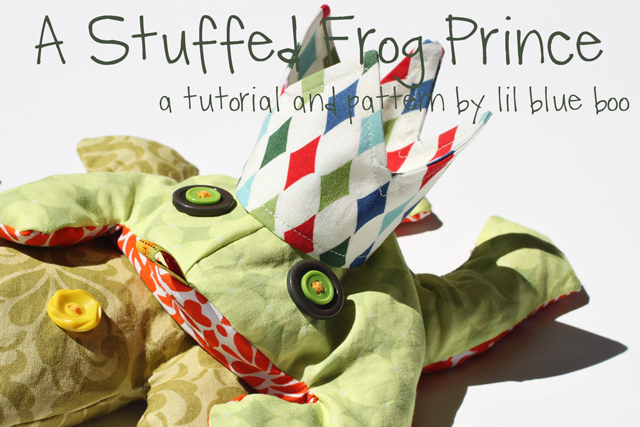 Hopsalot 16" stuffed funky frog pattern from Cotton Ginnys