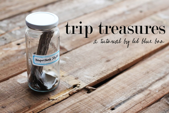 Display Your Trip Mementos via lilblueboo.com