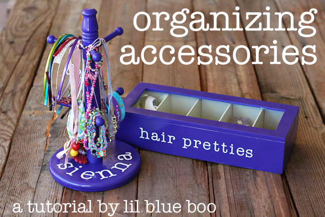 Making Accessory Organizers via lilblueboo.com