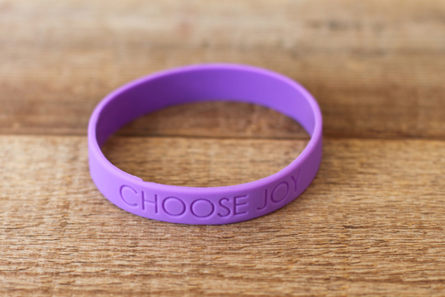 Choose Joy Wristbands via lilblueboo.com #choosejoy Today I choose joy.....