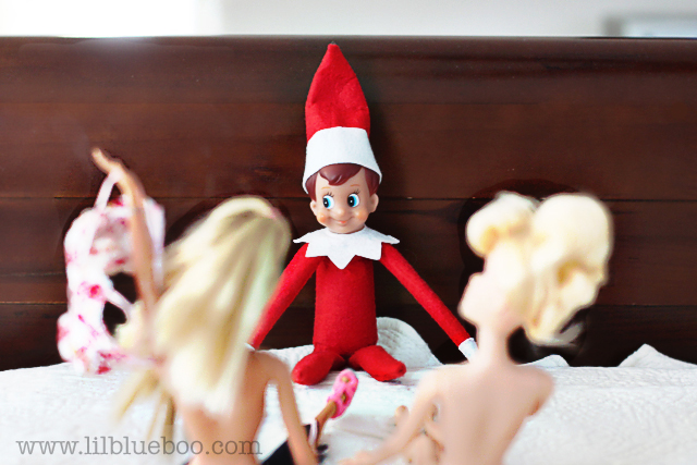 Creepy Elf on the Shelf.