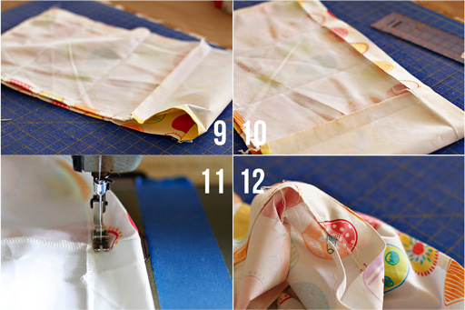 The Dishtowel Skirt 6 (A Tutorial) via lilblueboo.com