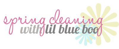 Spring Cleaning Series via lilblueboo.com