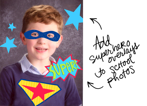 Free superhero photo overlays #photography #photoshop via lilblueboo.com