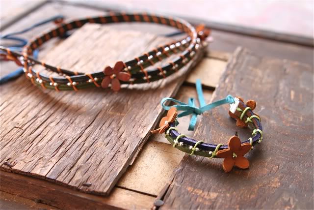 Maasai Bead Leather Wrap Bracelet, Orange and Turquoise - Global Crafts  Wholesale