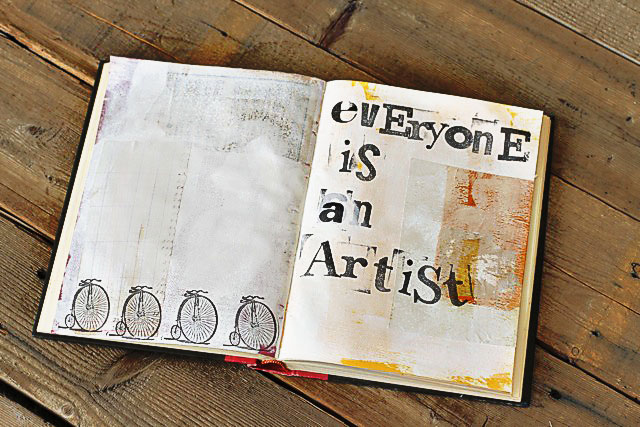 How to turn an old book into a new art journal - The Art of Creativity