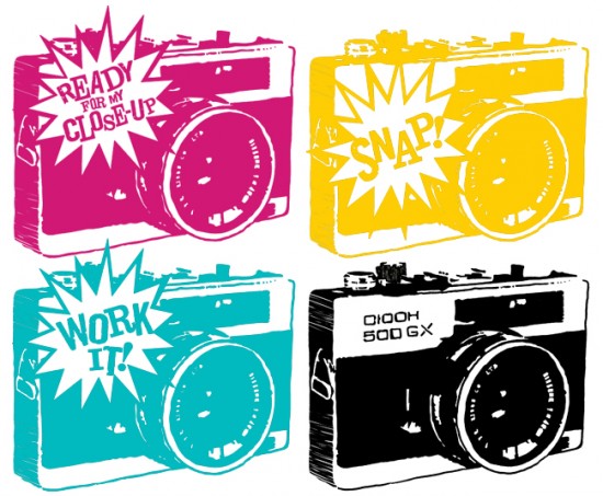 Camera Art Free Download for DIY crafts and clothing #photography via lilblueboo.com