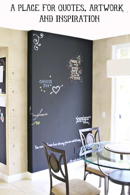 Chalkboard Wall Paint Inspiration!  Chalkboard wall, Wall paint  inspiration, Blackboard wall