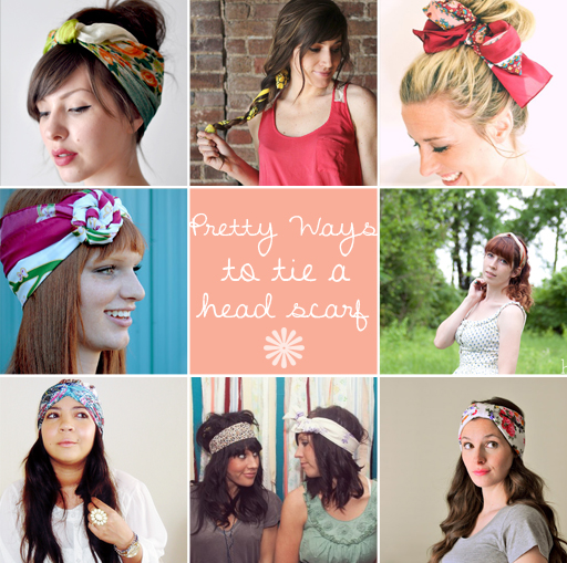 How to tie discount a headscarf