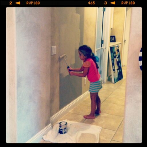 Painting beige.....over beige. via lilblueboo.com