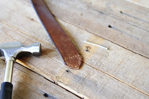 DIY Fringe Bag Tutorial (using a nail for holes) via lilblueboo.com