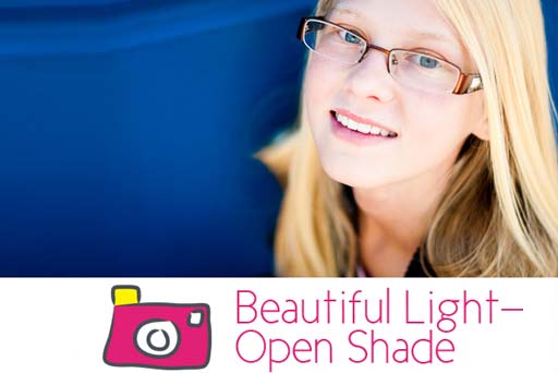 lighting and open shade photography tutorial via lilblueboo.com