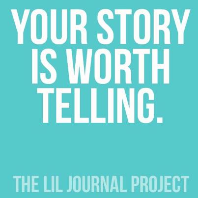 Your Story is Worth Telling via lilblueboo.com