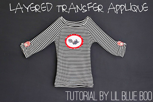 layered applique tutorial via lilblueboo.com