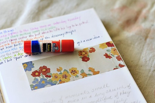 The Lil Journal Project Day 13 via lilblueboo.com (glue stick)