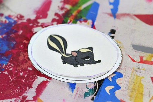 Applique Tutorial (skunk applique) via lilblueboo.com