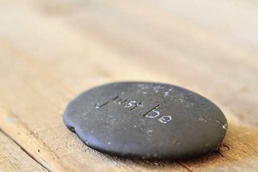 How to Carve Words in Rocks using a Dremel via lilblueboo.com