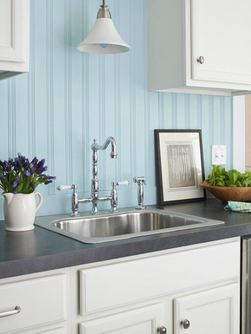 Budget friendly home renovation ideas: change the faucets via lilblueboo.com