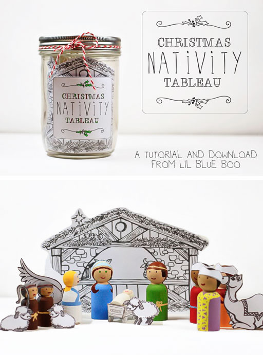 How to Make A Wooden DIY Nativity Peg Doll Set - Nativity Peg Doll Tutorial 