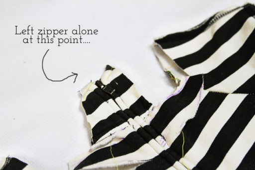 DIY sweatshirt zipper via lilblueboo.com