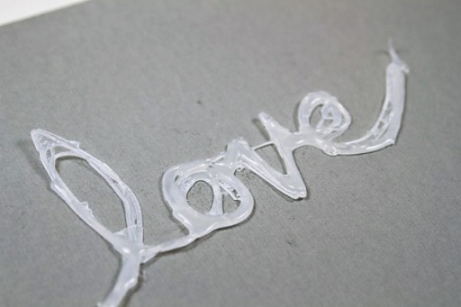 How to make a hot glue stencil via lilblueboo.com 