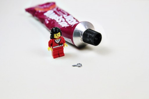 DIY Lego Mini Figure Pendant (materials needed) via lilblueboo.com