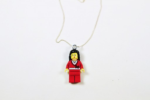 How to make a Lego Necklace via lilblueboo.com