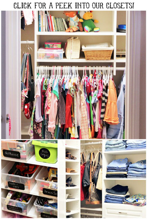 A peek into my closet via lilblueboo.com