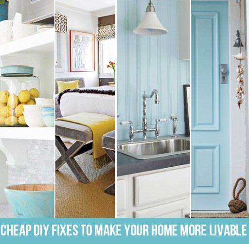  Budget friendly home renovation ideas via lilblueboo.com