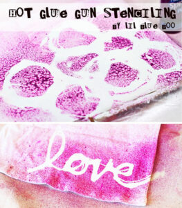 Hot Glue Gun Stencils