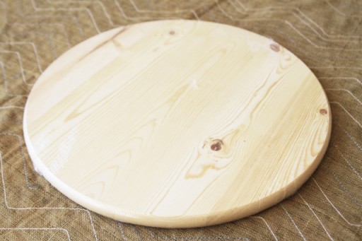 Wine Barrel Inspired Tray using a precut table top via lilblueboo.com