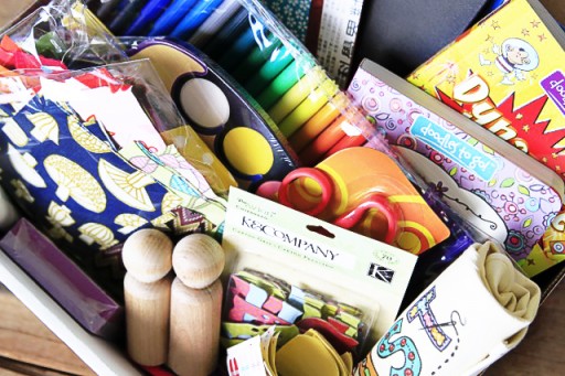 List of Craft Supplies for Kids via lilblueboo.com