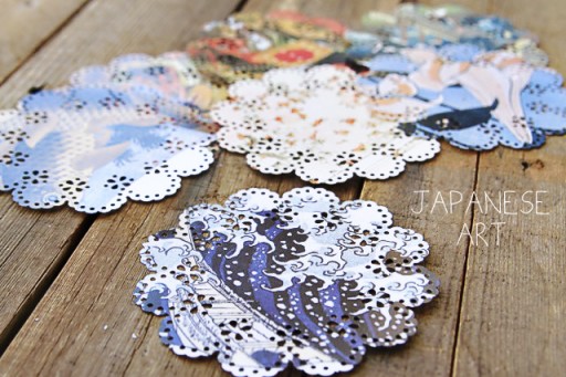 Origami project ideas via lilblueboo.com #diy #doily #marthastewart