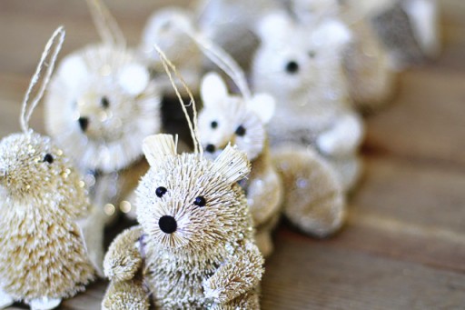 Woodland Critter Ornaments from Michaels via lilblueboo.com