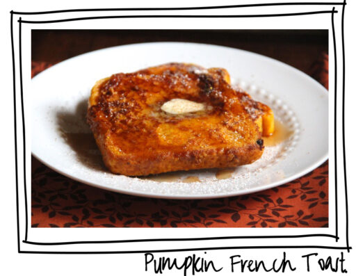 pumpkin french toast recipe via lilblueboo.com