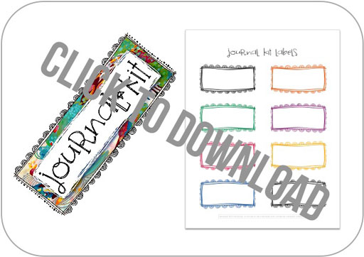 Free Journal Kit Download and Labels by Stephanie Corfee via lilblueboo.com