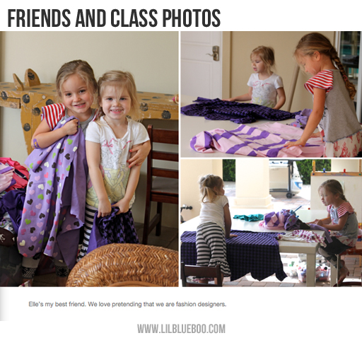 Photo Book Ideas: Class Photos and Friends via lilblueboo.com