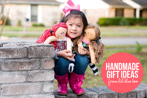 handmade gift ideas for kids and adults from lilblueboo.com