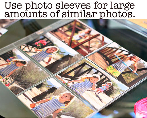 Tips for organizing photos from photo shoots into albums via lilblueboo.com