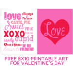 Valentine's Day 8x10 Art Printables